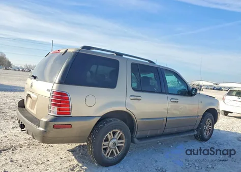 2004 Mercury Mountaineer z USA, uszkodzony, nr VIN 4M2ZU86K94UJ18463